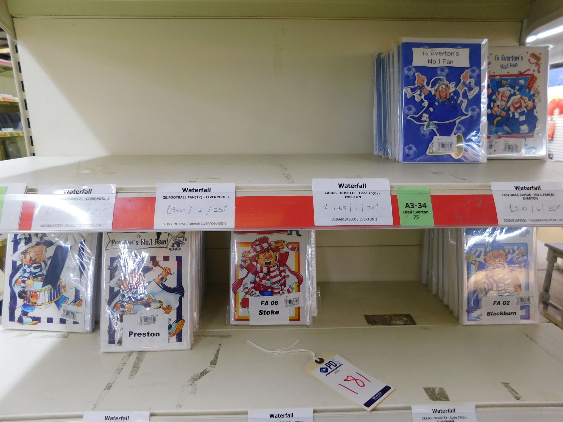 Contents of 5 Bays of Shelving to Include 2,750 Memorial Cards & 3,250 Various Greetings Cards ( - Image 10 of 10