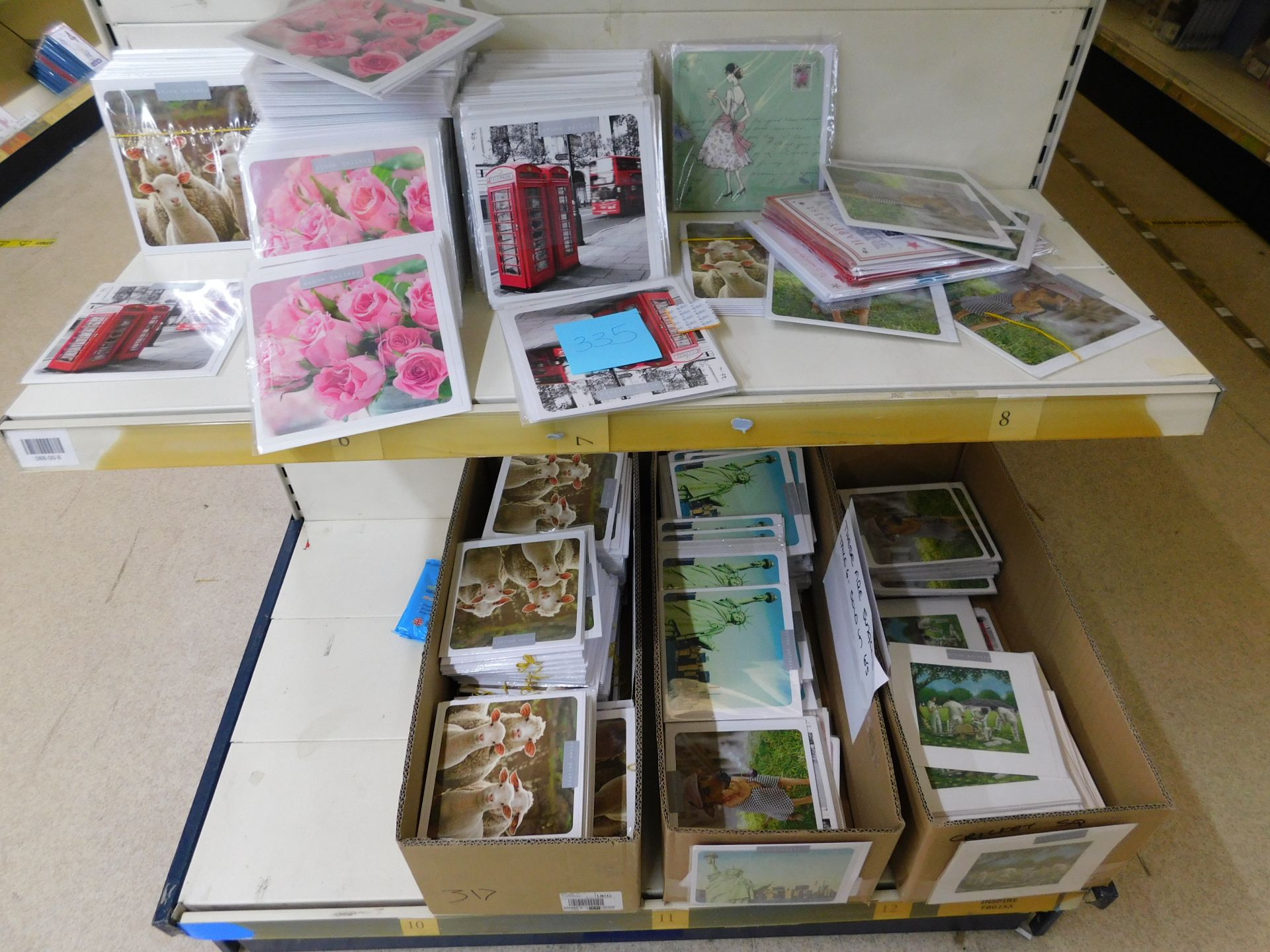 Contents of 5 Bays of Shelving to Include 2,750 Memorial Cards & 3,250 Various Greetings Cards ( - Image 2 of 10