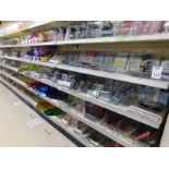 Contents of 5 Bays of Shelving of Assorted Balloons & Craft Stickers (Location Bury. Please See