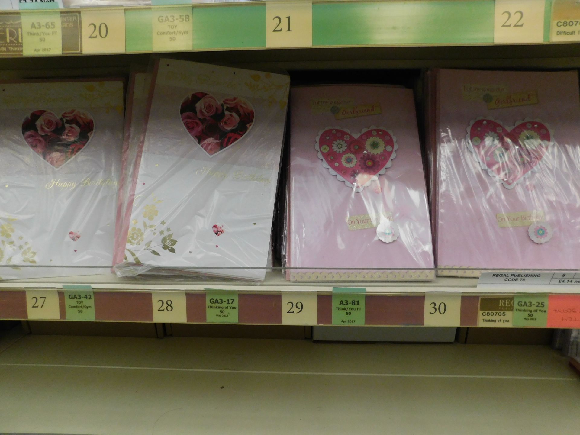Approximately 19,500 Get Well/Sympathy Greetings Cards (Packs of 6) (Location Bury. Please See - Image 11 of 23