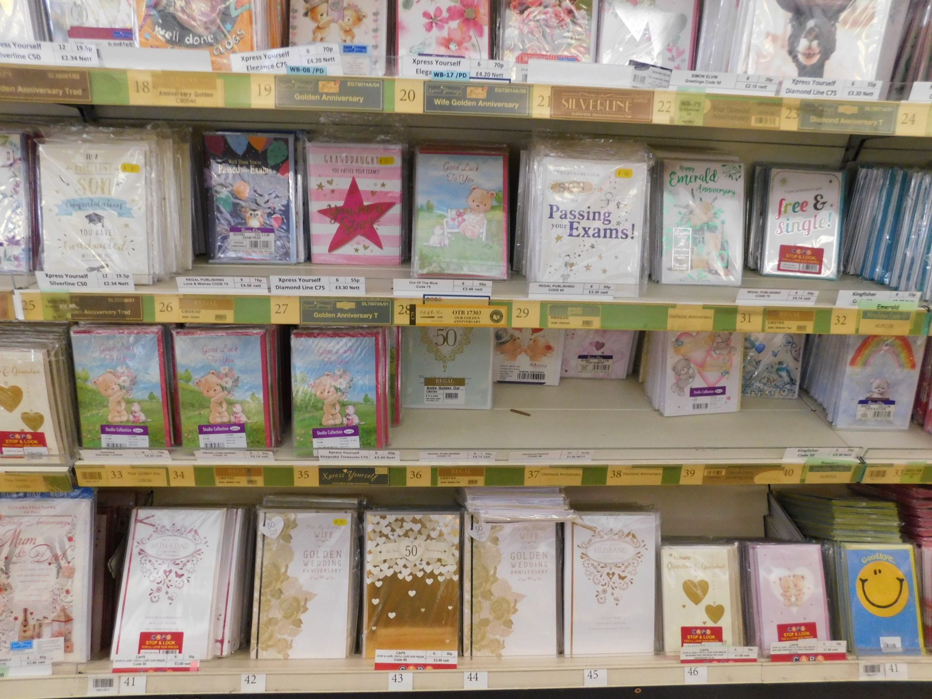 Approximately 23,500 Wedding Occasions & Celebrations Greeting Cards (Packs of 6) (Location Bury. - Image 10 of 18