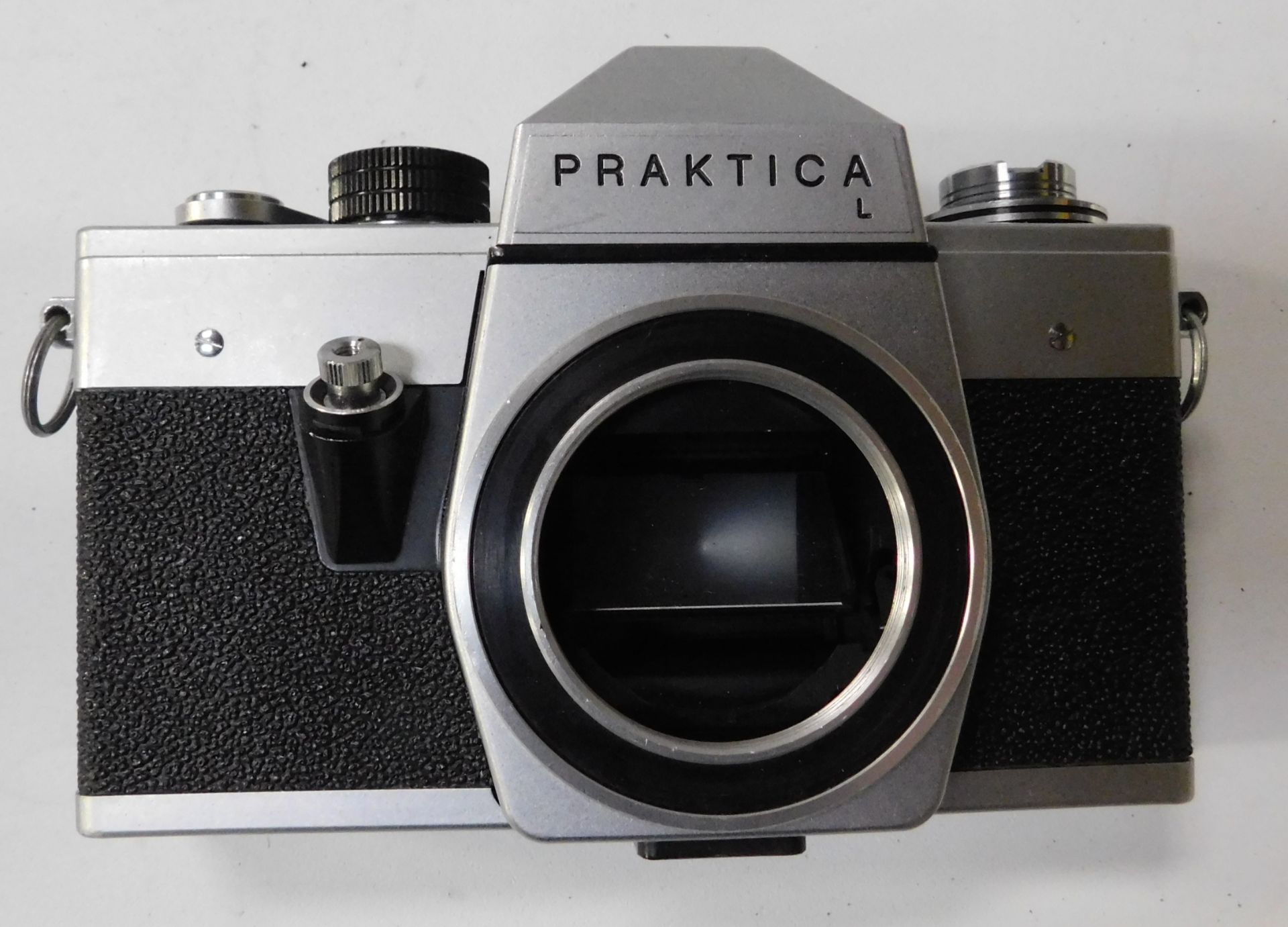 5 Various Vintage Film Cameras: OED 5B, Serial Number 514114; Exakta; Praktica Super TL; Praktica - Image 11 of 12