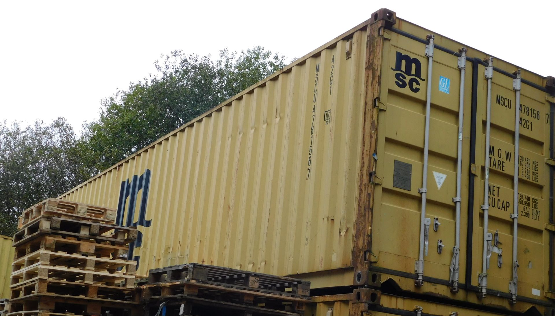 40ft Shipping Container (Must be Collected Wednesday 25th or Thursday 26th October) (Location
