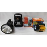 “Powerful” NS-800 NKII Rechargeable Torch, Halfords Fully Automatic Battery Charger, SIP 3.5 Million