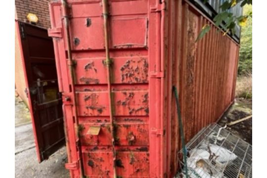 20ft Shipping Container (Must be Collected Friday 27th October) (Location Bury. Please See General - Image 4 of 4