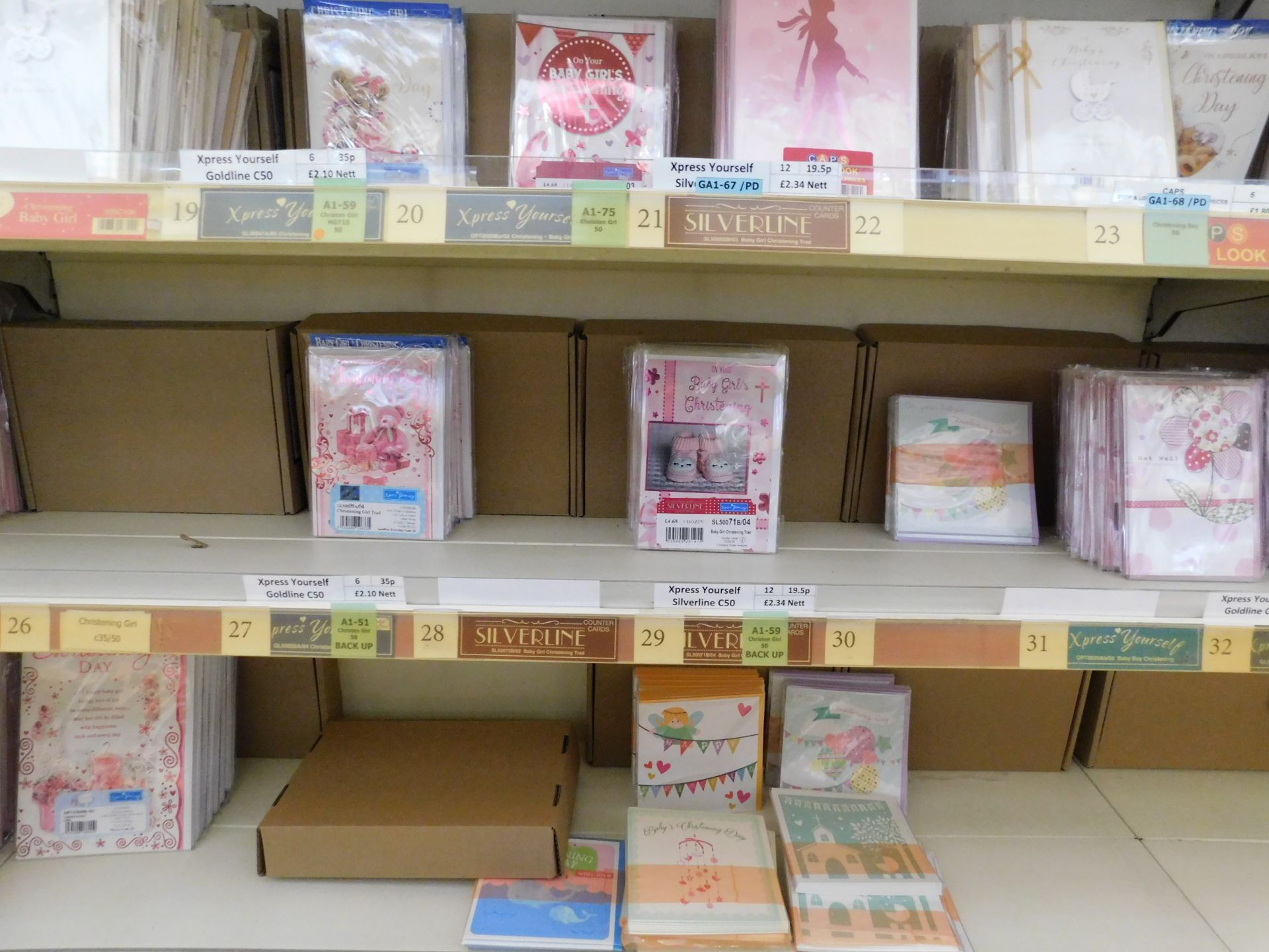 Approximately 20,750 General/Baby Occasions Greetings Cards (Packs of 6) (Location Bury. Please - Image 9 of 22