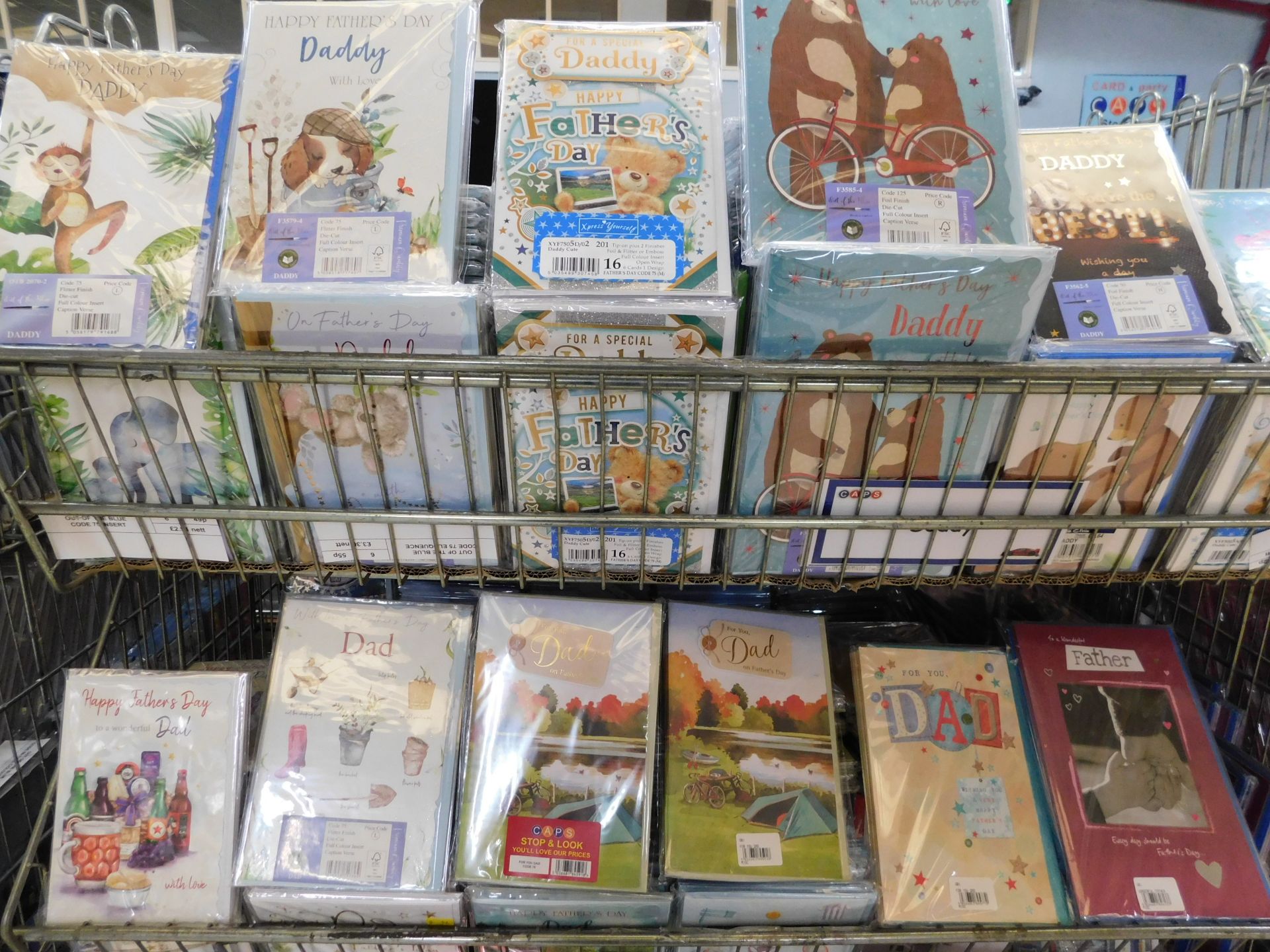 3 Cages & Contents of Approximately 5,400 Father’s Day Cards (in Packs of 6) (Location Bury. - Image 4 of 5