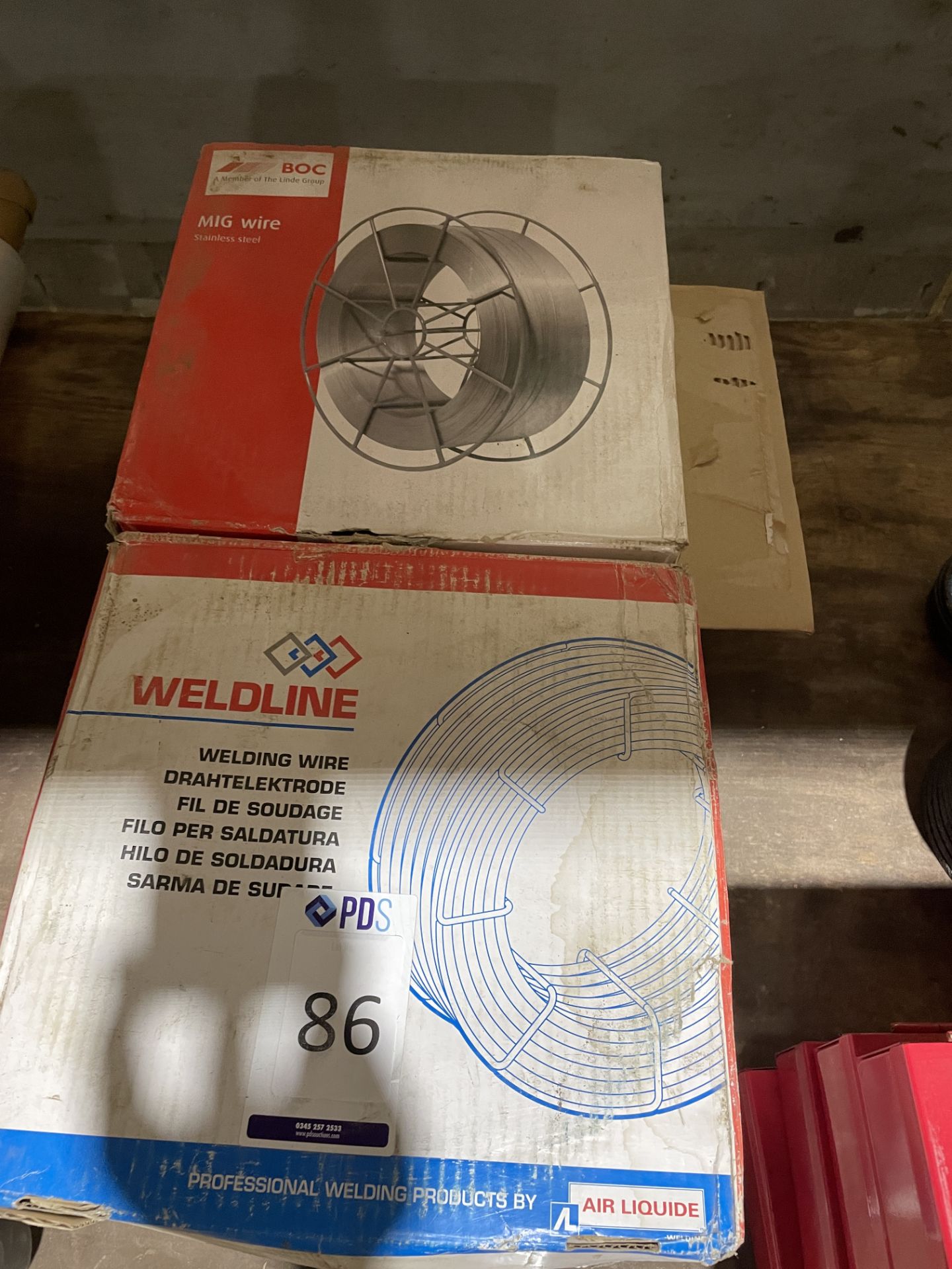 4 Boxes MIG Welding Wire with a Welding Regulator (Location Rochester. Please Refer to General - Image 2 of 2