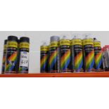 Quantity of Aerosols to Include Motip Matte Black Paint, Clear Varnish, Silicone Spray, Bearing