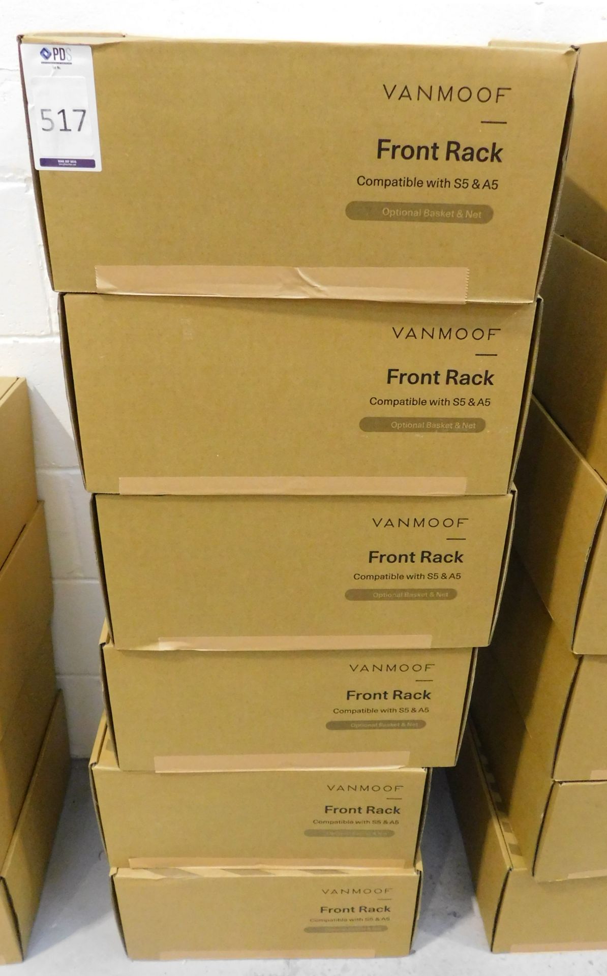 6 VanMoof Front Racks, to Suit S5/A5 (Location Park Royal N W London ...