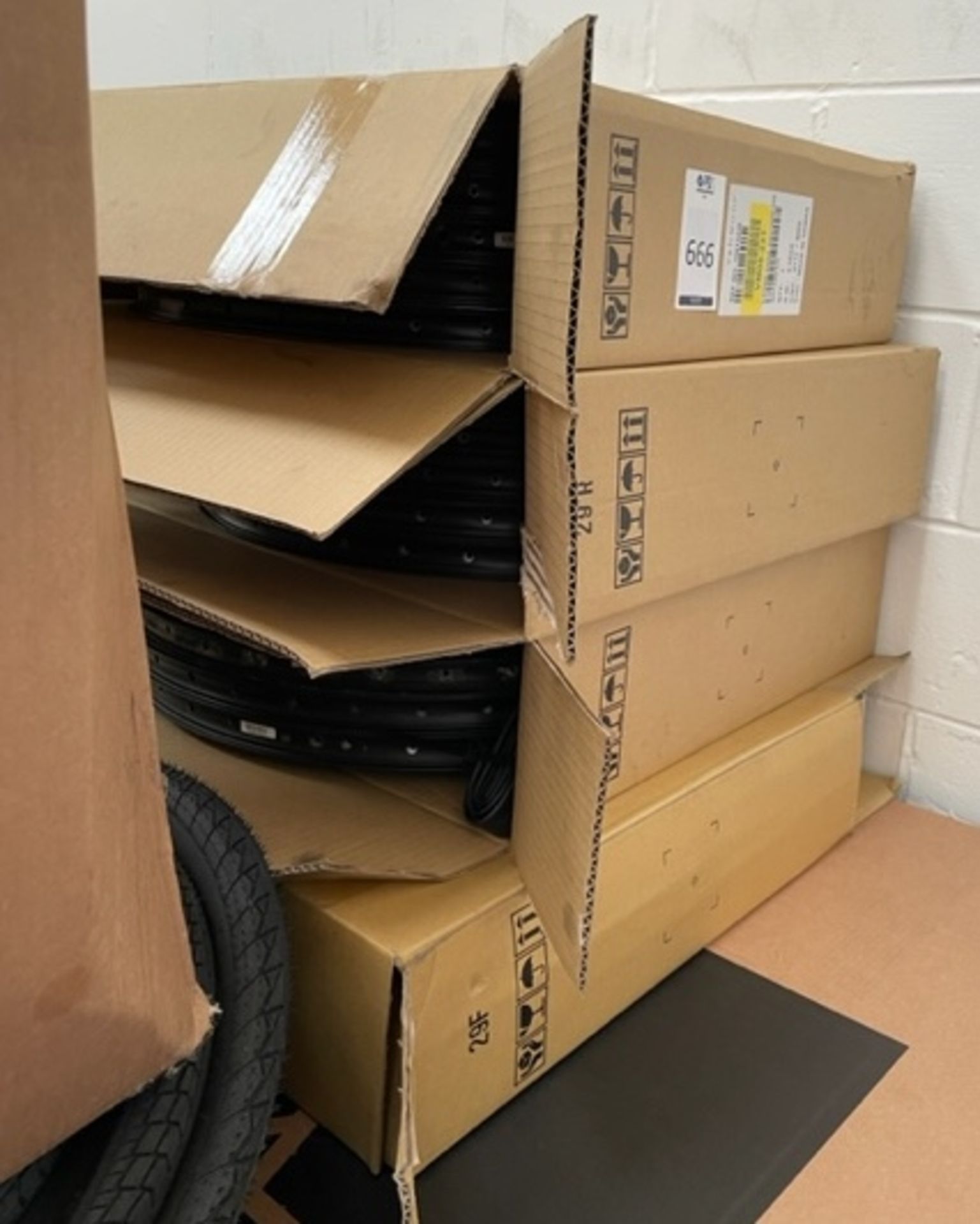 4 Boxes of Assorted VanMoof Wheel Rims (Location Park Royal N W London. Please Refer to General