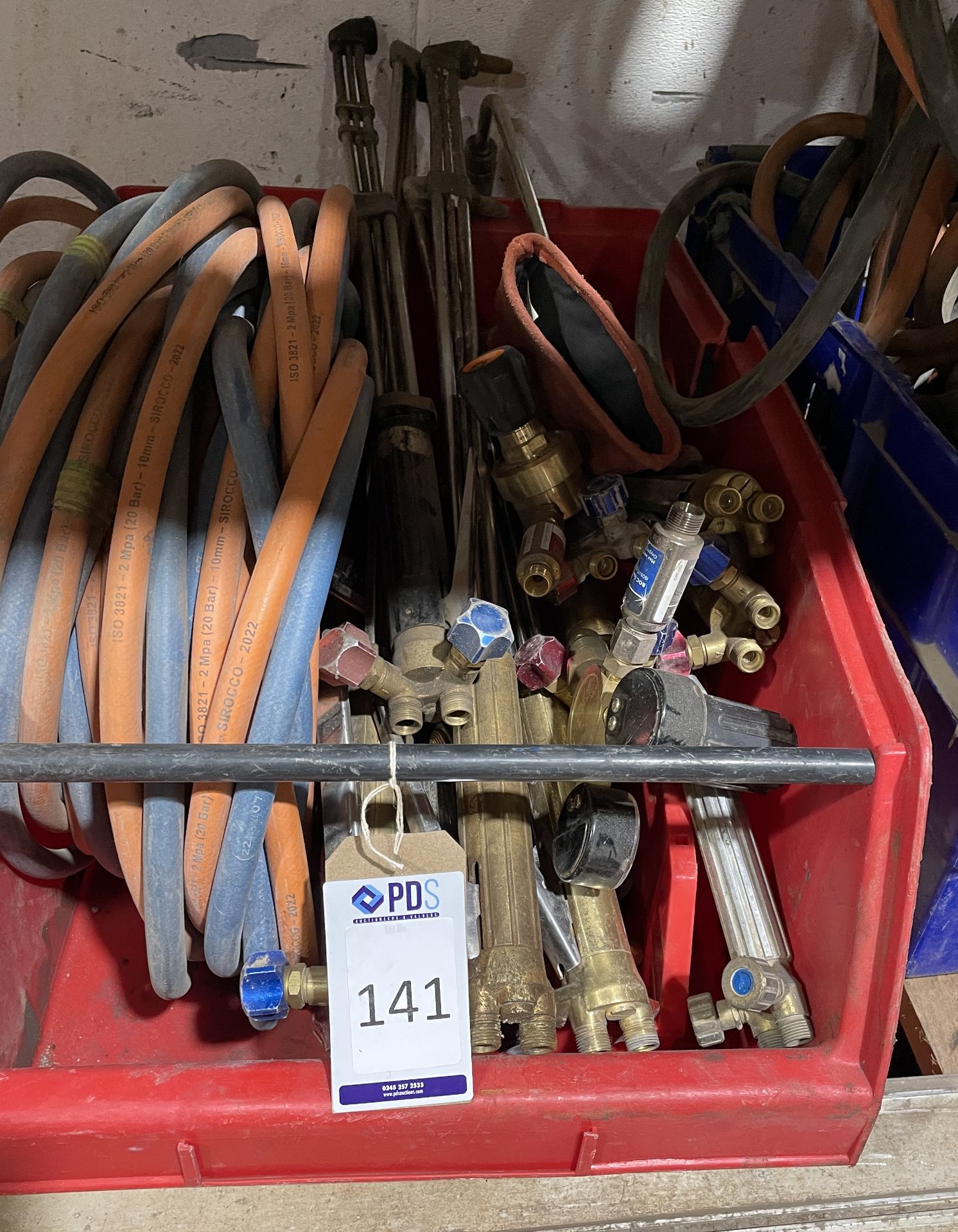 Quantity of Oxy Acetylene Hoses, Gauges & Torches (Location Rochester. Please Refer to General