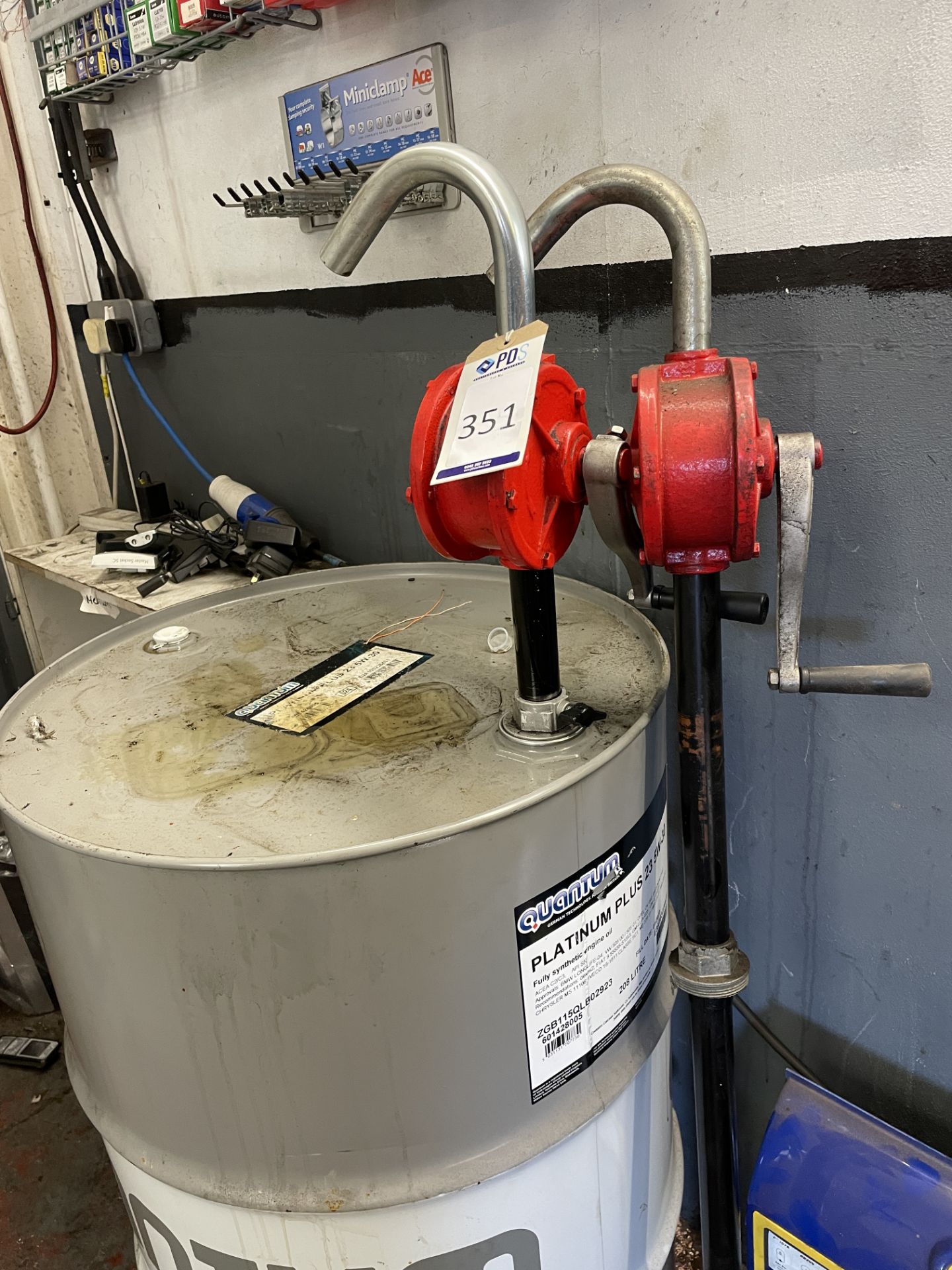 2 Manual Barrell Pumps (Location Sittingbourne. Please Refer to General Notes)