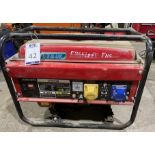 LTS UK Portable Petrol Driven Generator (Location Rochester. Please Refer to General Notes)