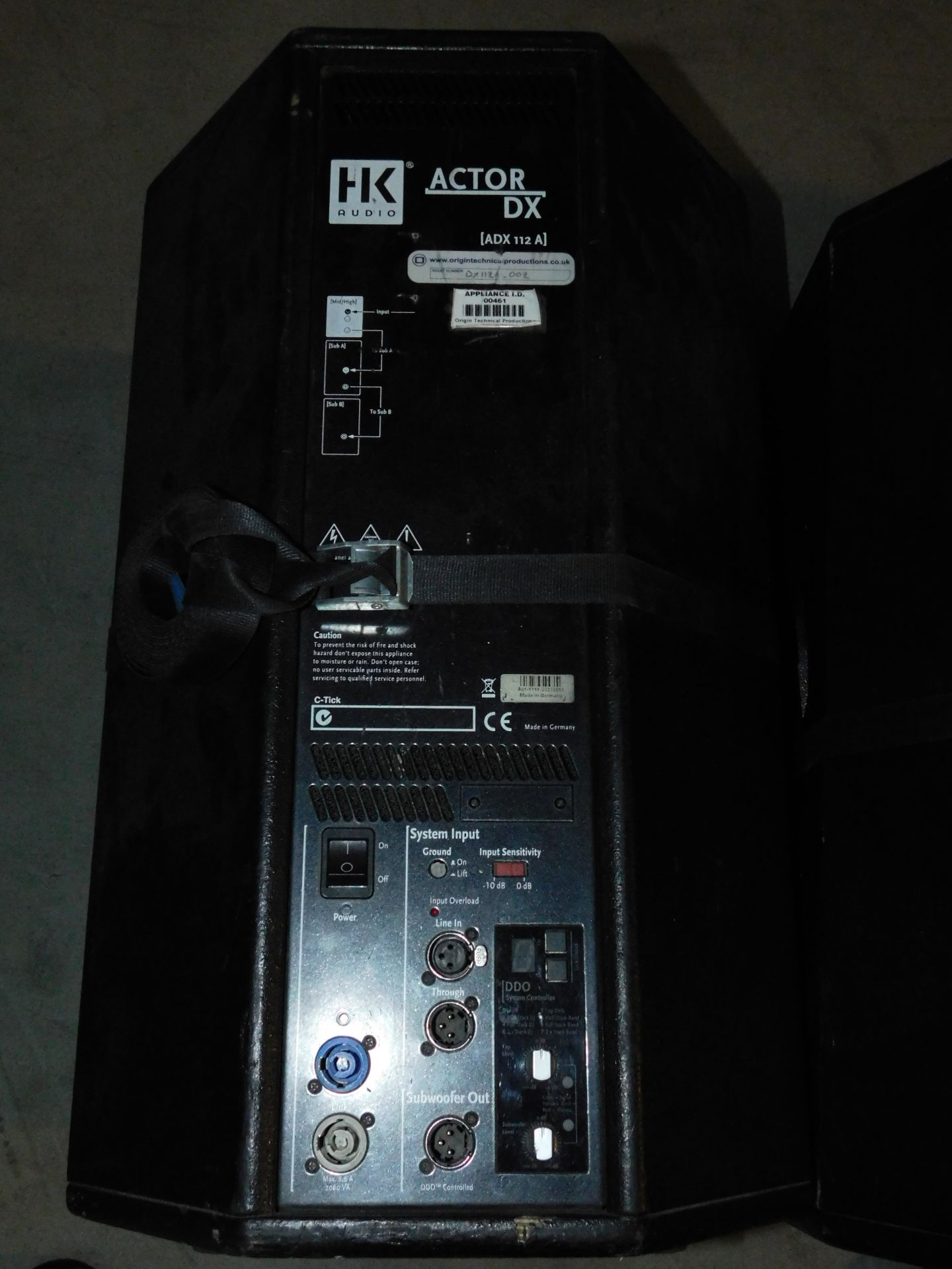 2 HK Actor DX Speakers, Model ADX 112A (Location: Brentwood. Please Refer to General Notes) - Image 2 of 4