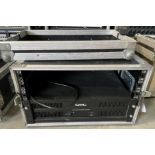 QSC Professional Amplifier, Model ISA 500 in Flight Case (Location: Brentwood. Please Refer to