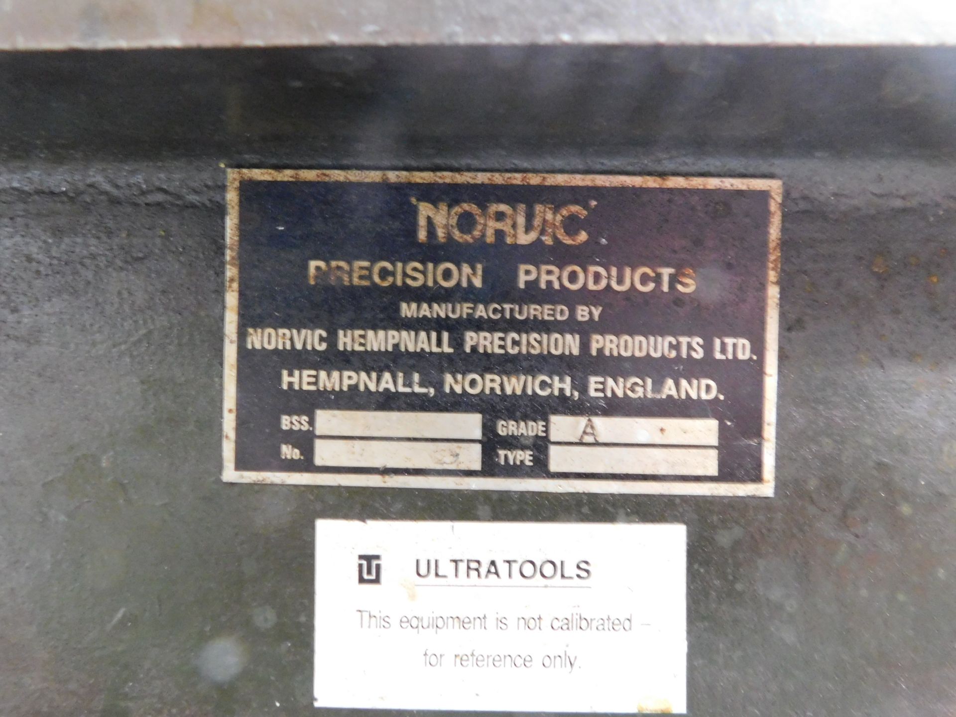 Norvic Steel Surface Table, 610mm x 460mm (Located North Manchester. Please Refer to General Notes) - Bild 2 aus 2