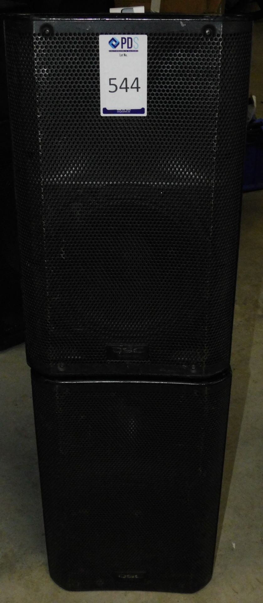 2 QSC K10 Loudspeakers (Location: Brentwood. Please Refer to General Notes)