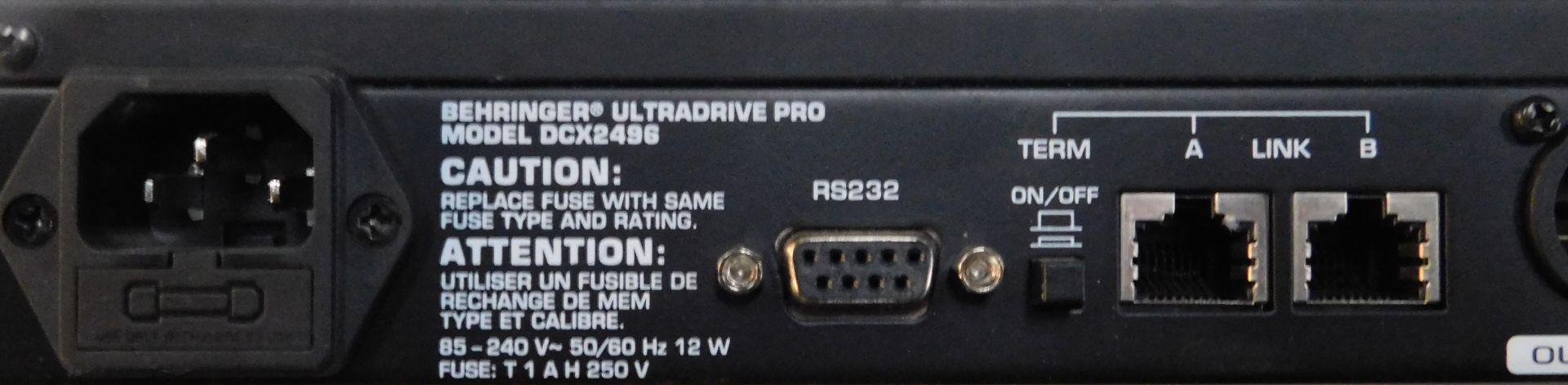 FBW Ultragraph Pro 31-Band Graphical Equalizer with Feedback Control, Model FBQ3102; 2 Behringer - Image 12 of 19