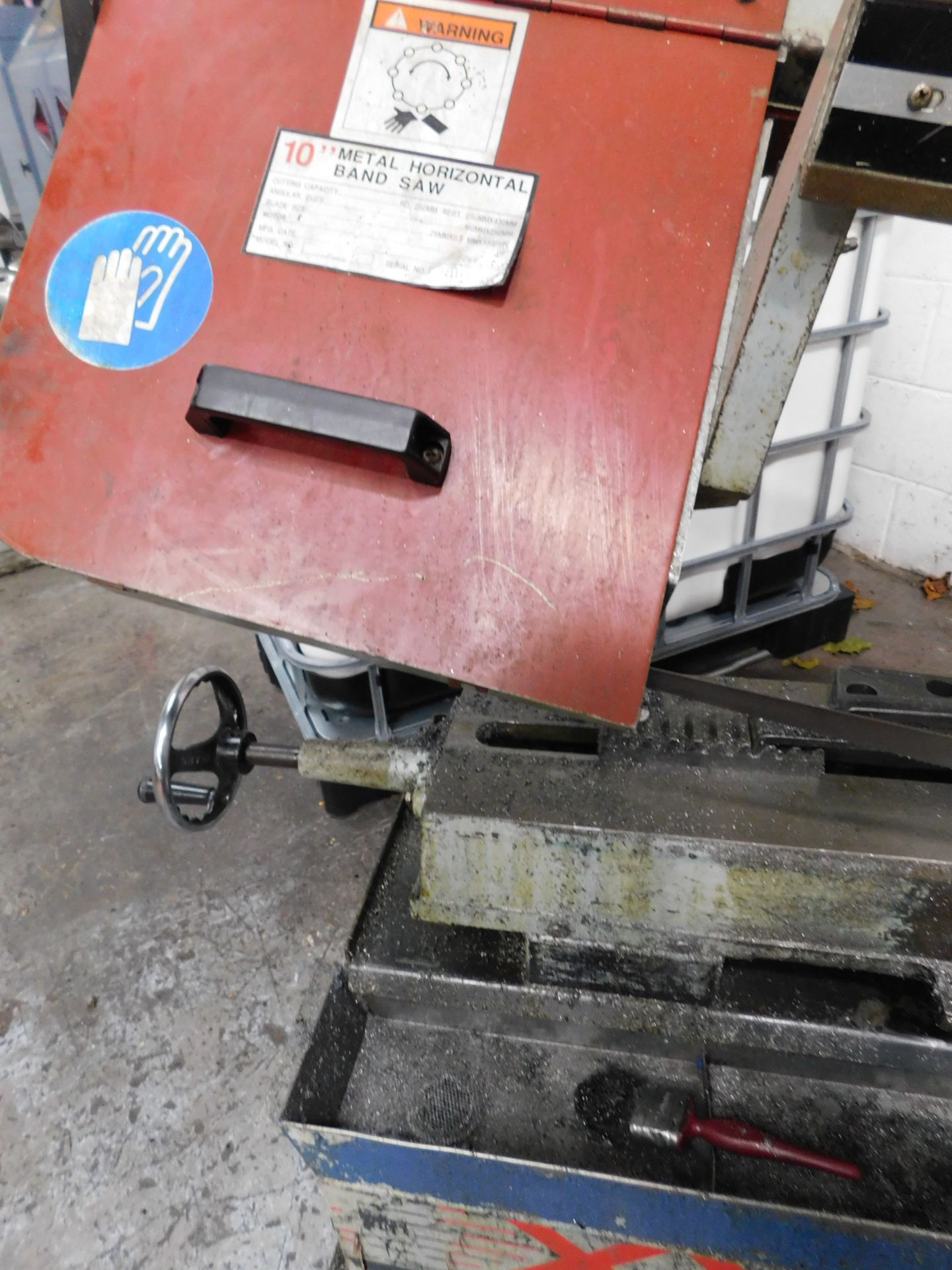 XYZ 260 10in Metal Horizontal Band Saw, Serial Number 00111220 (2000)  (Located North Manchester. - Image 6 of 10