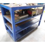 4-Tier Fabricated Trolley, 4ft x 2ft (Located North Manchester. Please Refer to General Notes)