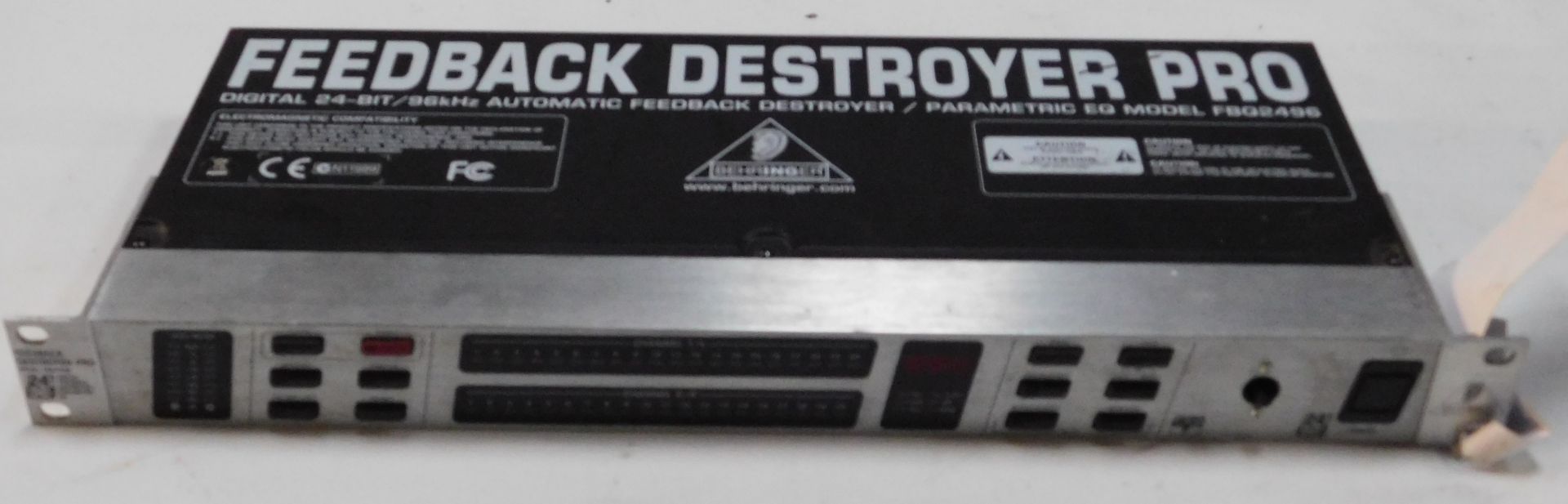 Botex DR-512 DMX Recorder, Pulse MPS Master DJ Player, Behringer Feedback Destroyer Pro, Model - Image 12 of 16