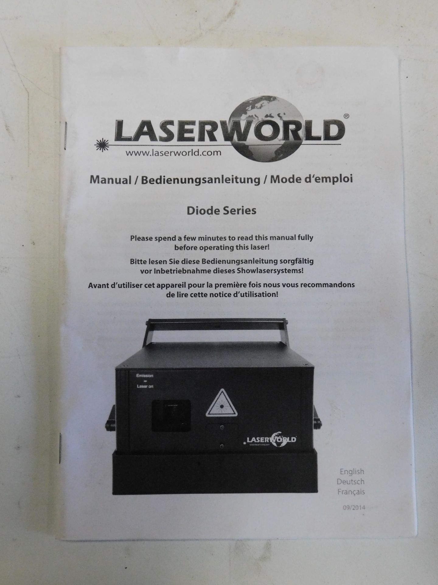 Laserworld DS-1800 RGB Lighting Effect (Location: Brentwood. Please Refer to General Notes) - Image 5 of 5