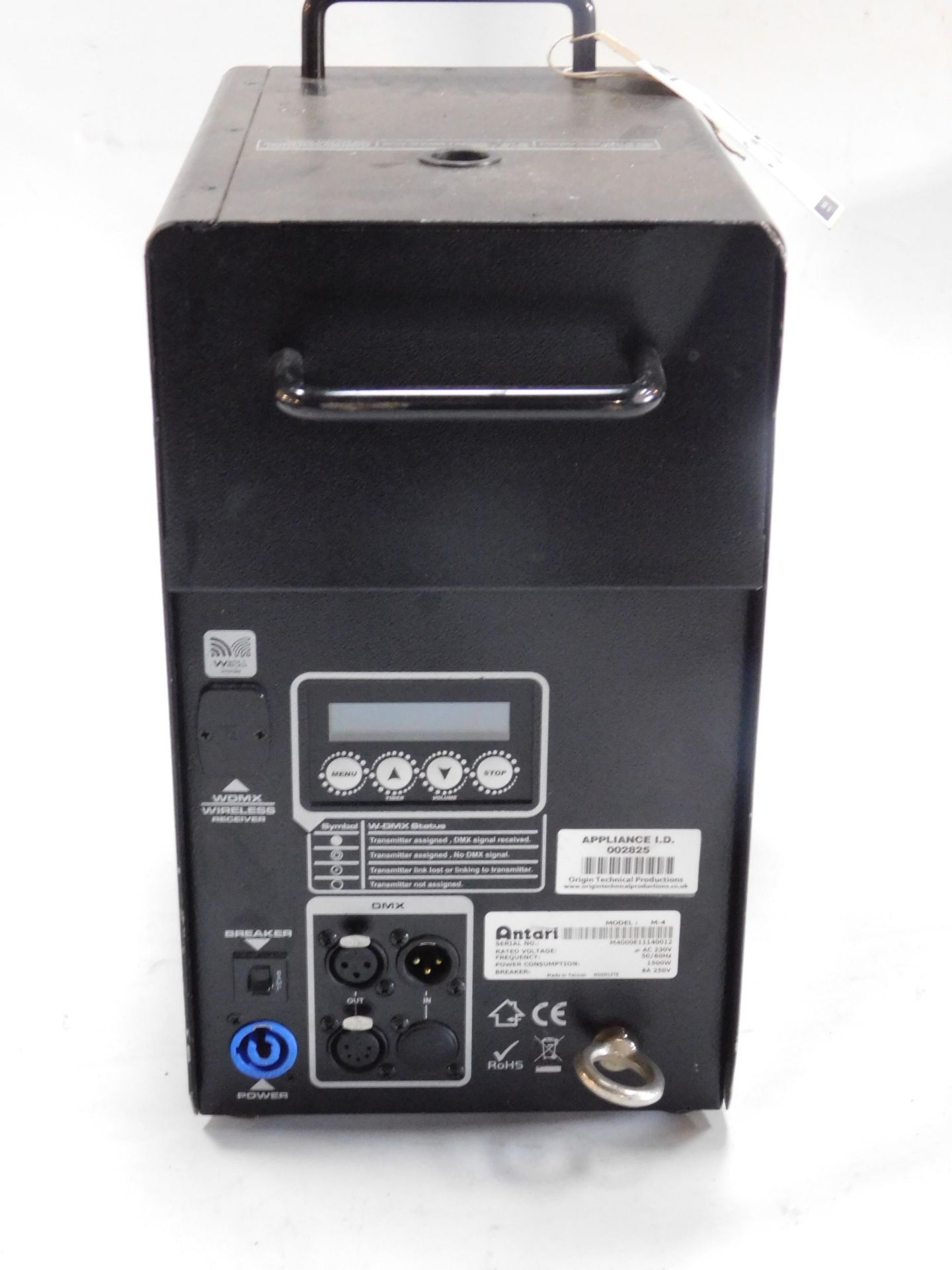 Antari M-4 Fog Machine, Serial Number M4000E11140012 (Location: Brentwood. Please Refer to General - Image 3 of 4