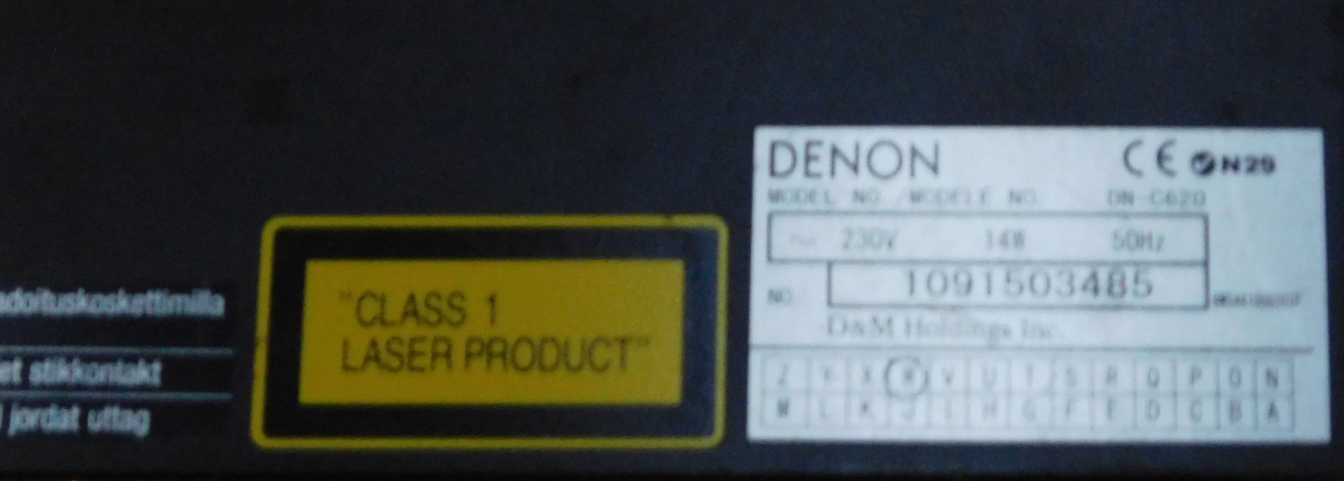 Denon Professional CD Player DN-C620, & Gemini CD200 Dual CD Player (Location: Brentwood. Please - Image 3 of 6