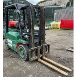 Toyota 7FGF25 Gas Powered Forklift, Serial Number 510435, (2001) (Requires Attention) (Location