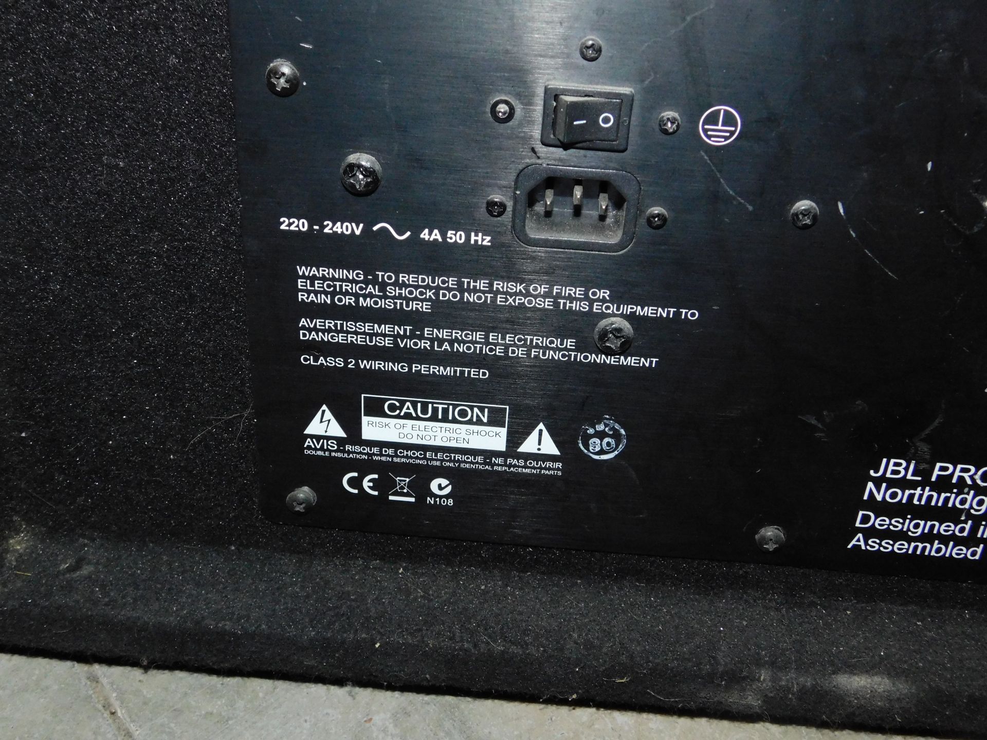 JBL JRX118SP Powered Subwoofer (Location: Brentwood. Please Refer to General Notes) - Image 3 of 3