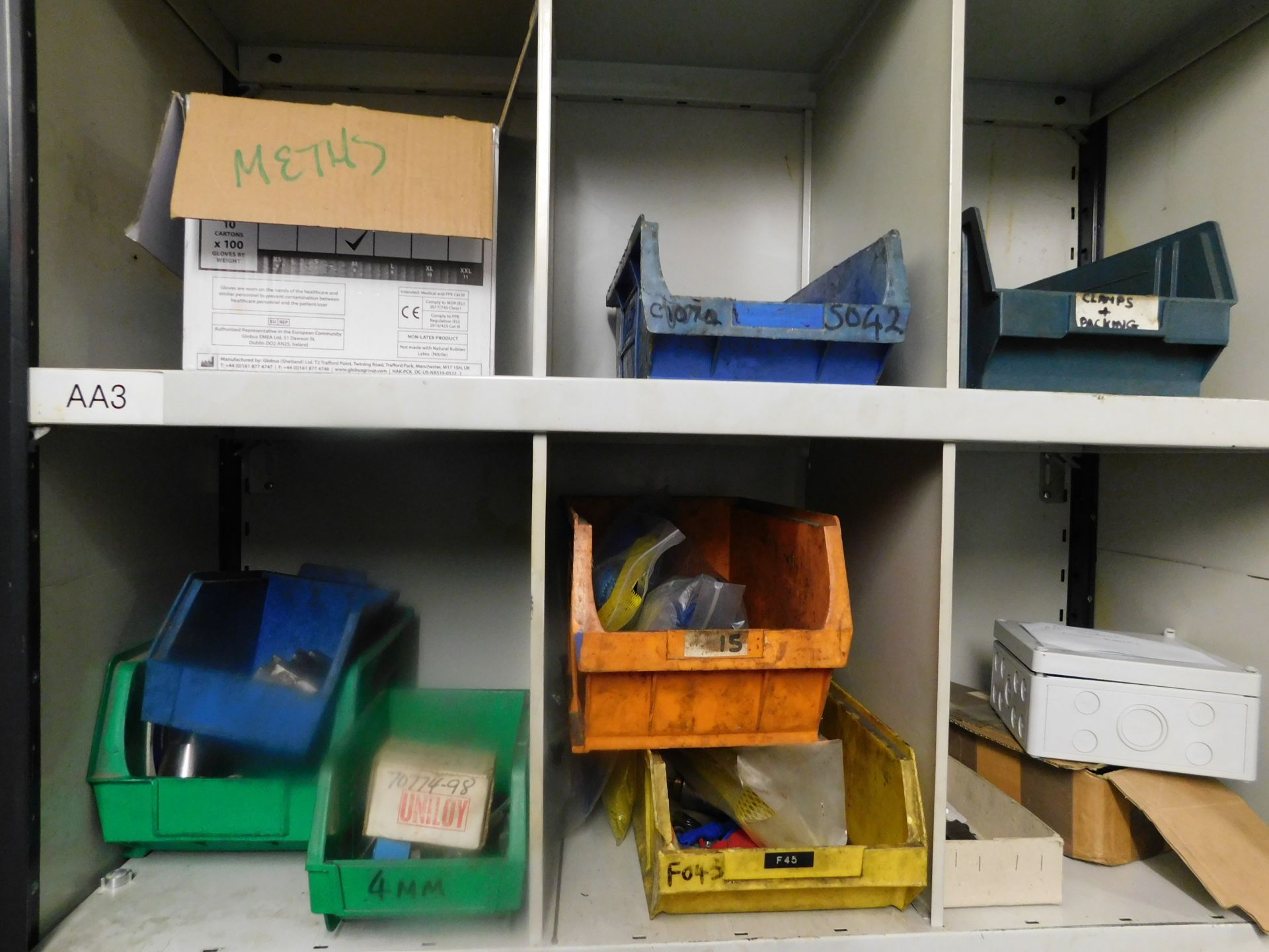 Contents of Stores to Include Spare Parts, Shelving Units, Cupboards etc. (Customer Samples not - Image 21 of 47