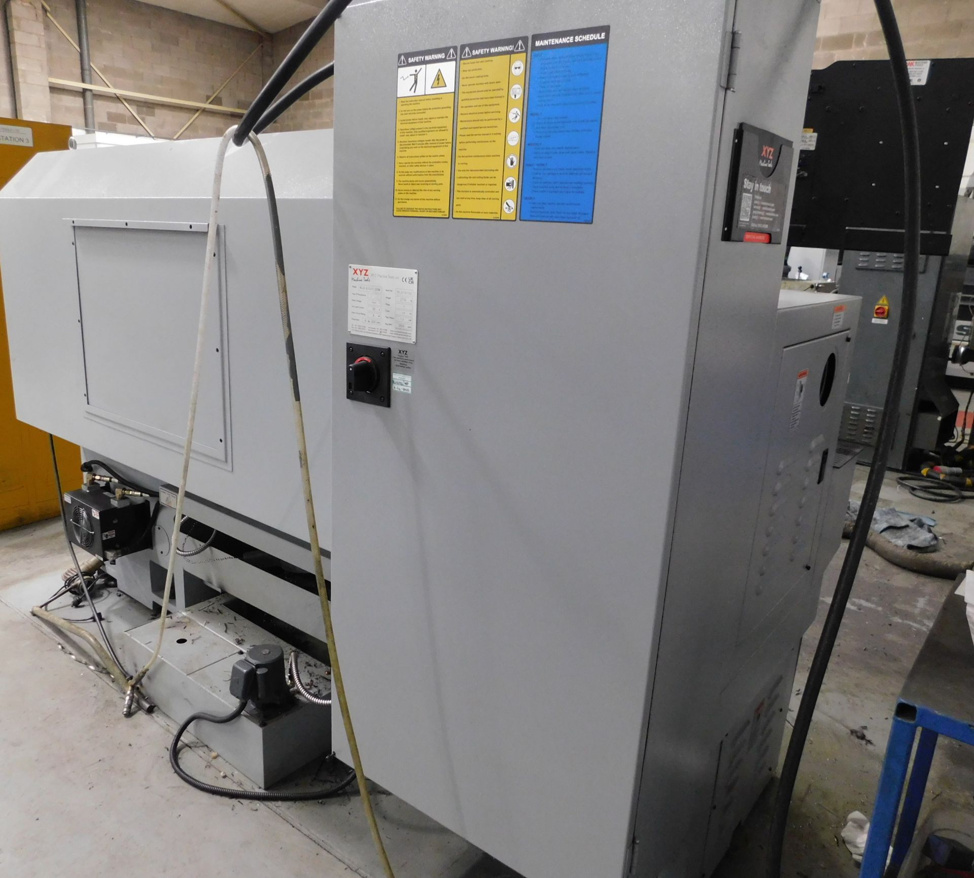 XYZ RLX 425 x 1.25m Gap Bed Lathe, Serial Number RLX10102 (2022)  (Located North Manchester. - Image 4 of 26
