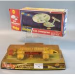 Dinky Toys '358 U.S.S. Enterprise', together with a Dinky Toys '360 Eagle Freighter', both in