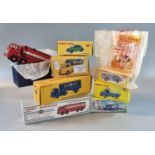 Collection of reproduction 'Dinky' toys, boxed, to include: Volkswagen 181, Leyland Octopus 943 x 2,