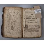 Antiquarian book: 'Graecae Grammatices', student text book on Greek grammar written in Latin,