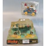 Dinky Toys '102 Joe's Car' in original box, together with a Corgi Toys 'James Bond 007 Diamonds