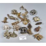 Collection of British military, mainly cavalry regiment cap badges, various (25 approx). (B.P. 21% +