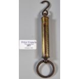 Vintage 'Savage Arms Corp' 'Chatillon' machine gun pressure pull scale, used to measure the