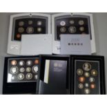Group of GB Queen Elizabeth II coin sets, to include: 1999, 2000, 2005 and 2012 in original