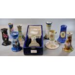 Collection of vintage hatpin holders: Limoges etc, nine in total. (2) (B.P. 21% + VAT)