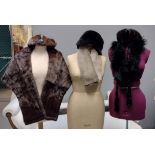 Collection of vintage fur, faux fur and other ladies fashion accessories to include: a Regency