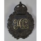 A Hampshire County Constabulary police officer's helmet plate. (B.P. 21% + VAT)