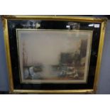After John C Webb, Venetian scene, mezzotint engraving signed in pencil by the artist and with
