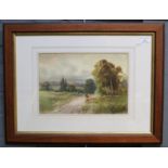 Frank Hider (British early 20th century), 'Haslemere Surry', signed. Watercolours. 23x33cm approx.