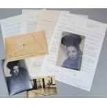 Vintage collection relating to Dolores The Top Norman Hartnell, pre and post war model, to