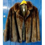 Vintage dark brown Mink fur jacket. (B.P. 21% + VAT)