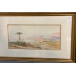 Thomas Sydney (British early 20th century), 'Waiting for the boat to come in', signed. Watercolours.