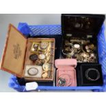 Collection of Victorian and other jewellery, to include: rolled gold watches, bracelets, lockets,