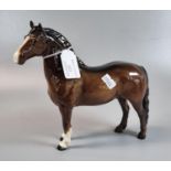 Beswick Welsh Cob stallion with brown gloss finish, model 1793. (B.P. 21% + VAT)